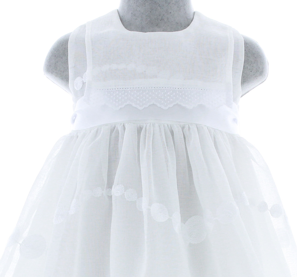 Vestido para Niña Pequeña Lino 1 a 5 años 2943.