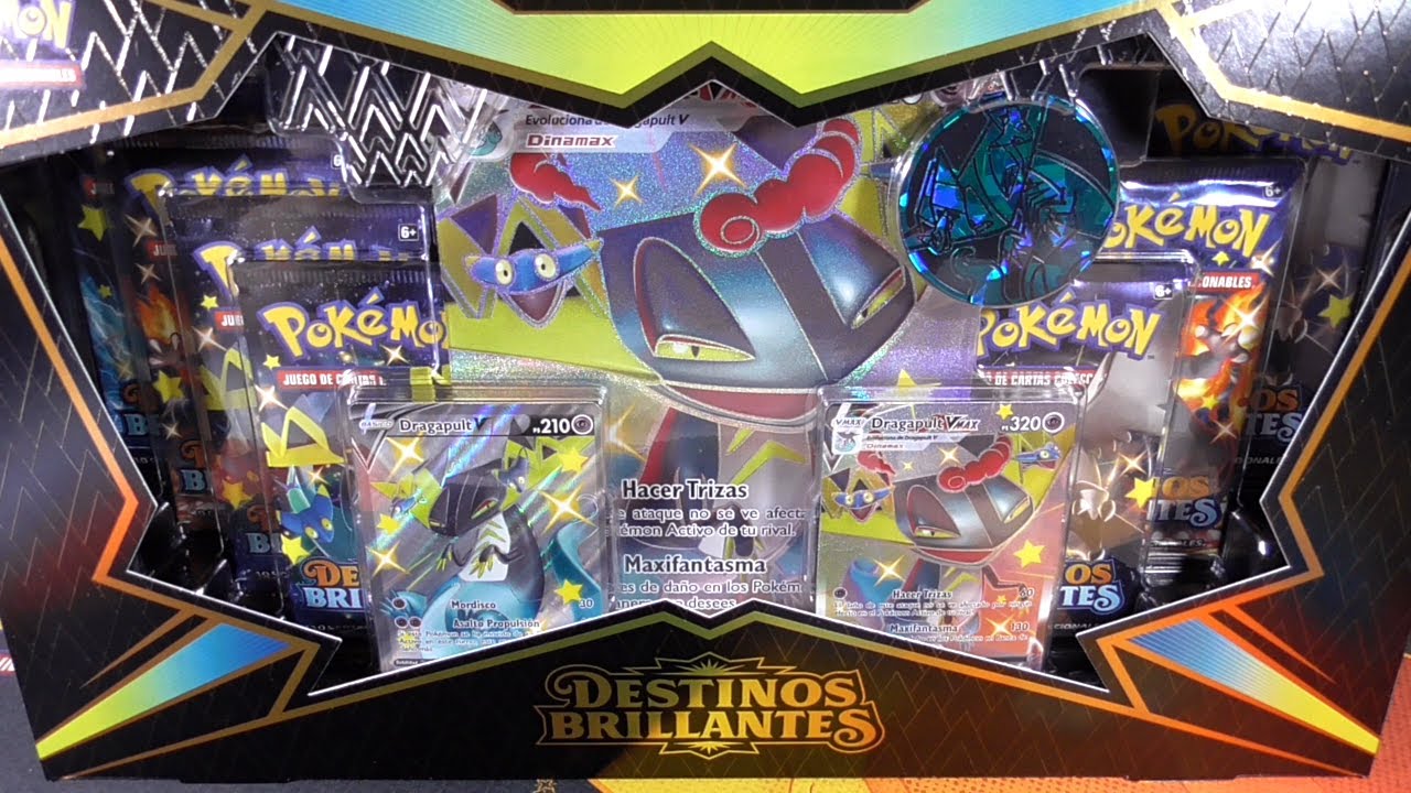 Pokemon Destinos Brillantes Colección Premium VMAX Al Azar en Español