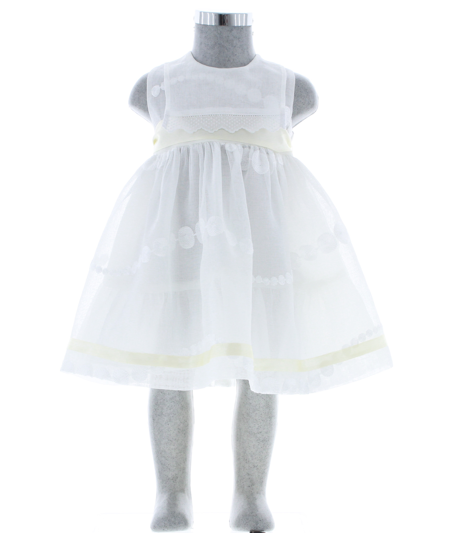Vestido para Niña Pequeña Lino 1 a 5 años 2944.