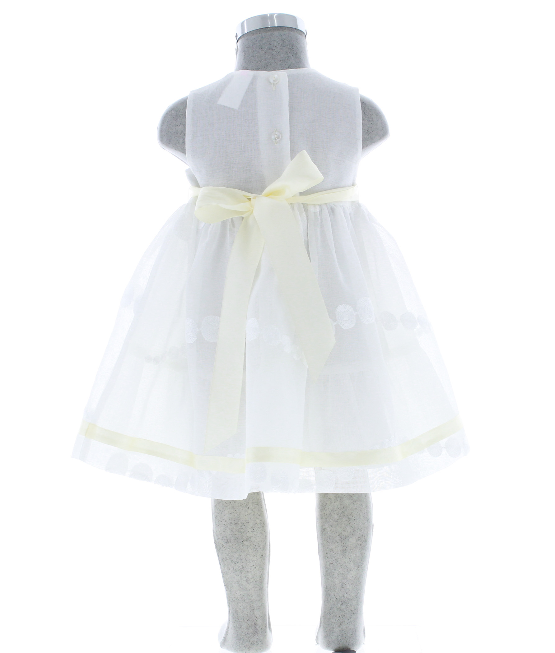 Vestido para Niña Pequeña Lino 1 a 5 años 2944.