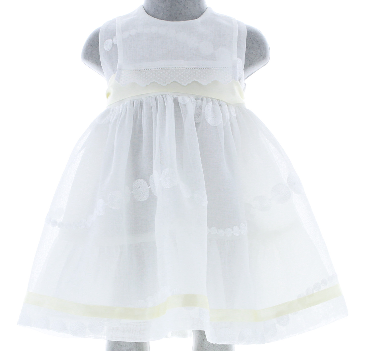 Vestido para Niña Pequeña Lino 1 a 5 años 2944.