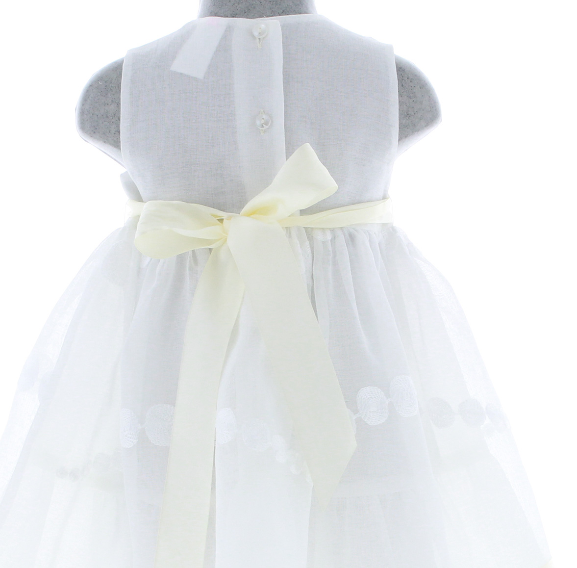 Vestido para Niña Pequeña Lino 1 a 5 años 2944.