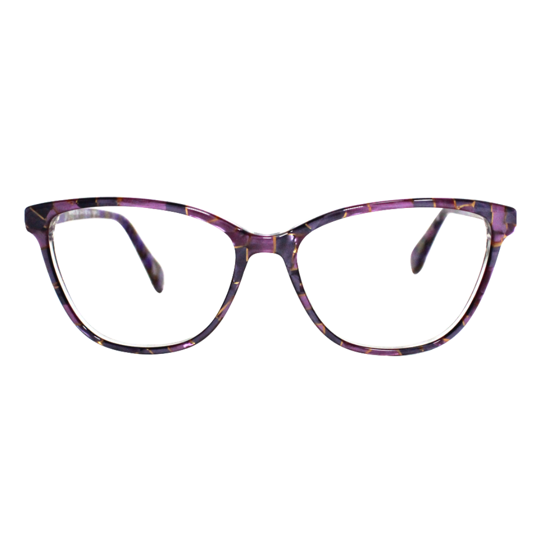 Armazón Lente graduable para Dama Material Acetato Efecto Marmoleado Modelo Olive People 506 + Accesorios
