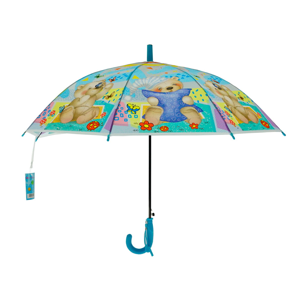 PARAGUAS SOMBRILLA INFANTIL  19" EVA ESTAMPADA, PLASTIFICADO RESISTENTE CON SILVATO J CALLI