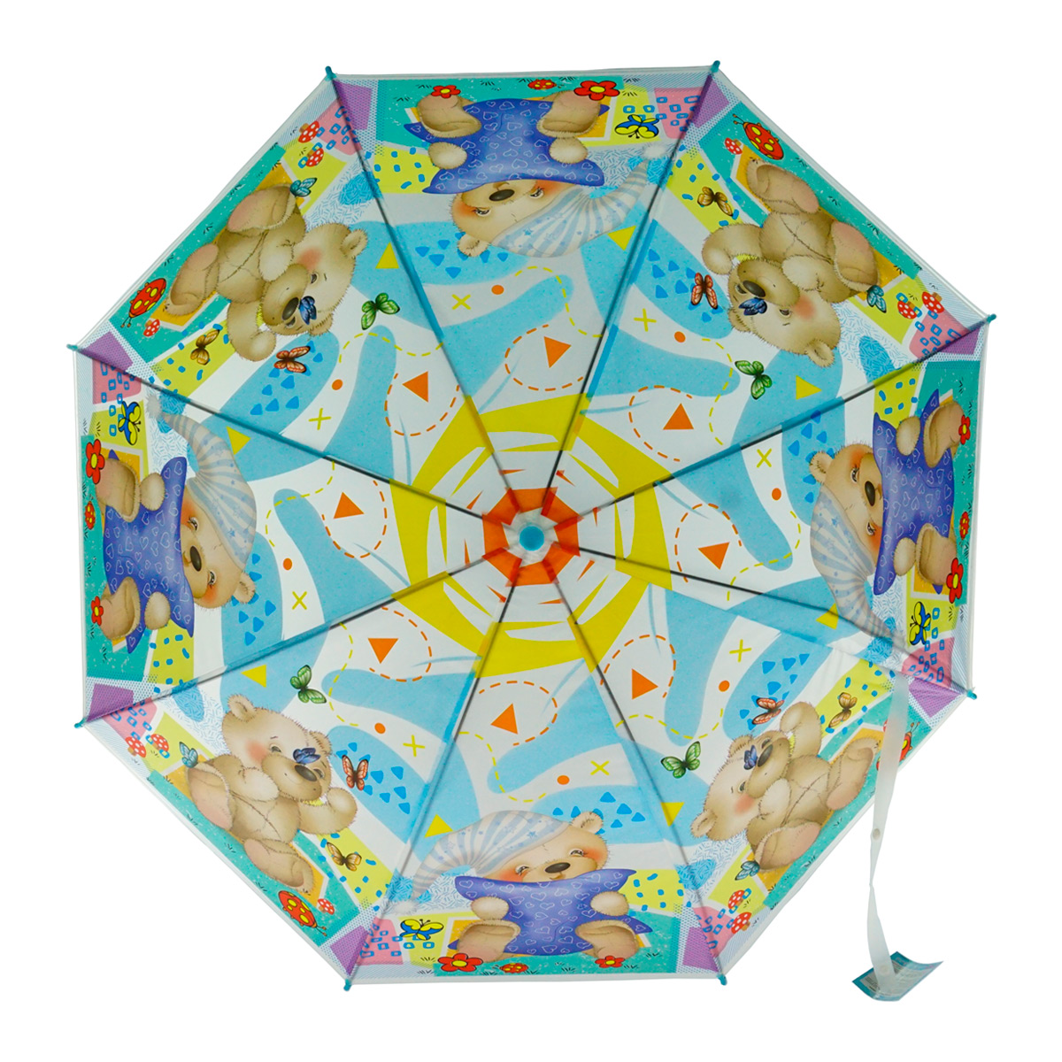 PARAGUAS SOMBRILLA INFANTIL  19" EVA ESTAMPADA, PLASTIFICADO RESISTENTE CON SILVATO J CALLI