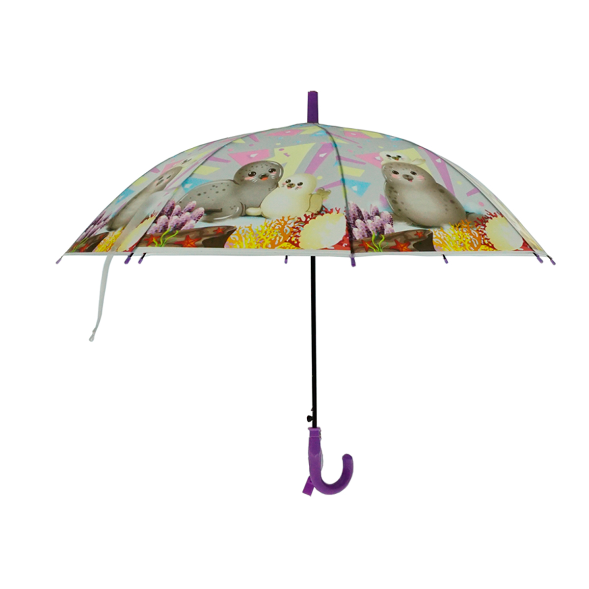 PARAGUAS SOMBRILLA INFANTIL  19" EVA ESTAMPADA, PLASTIFICADO RESISTENTE CON SILVATO J CALLI