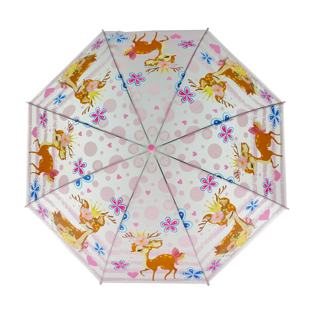 PARAGUAS SOMBRILLA INFANTIL  19" EVA ESTAMPADA, PLASTIFICADO RESISTENTE CON SILVATO J CALLI