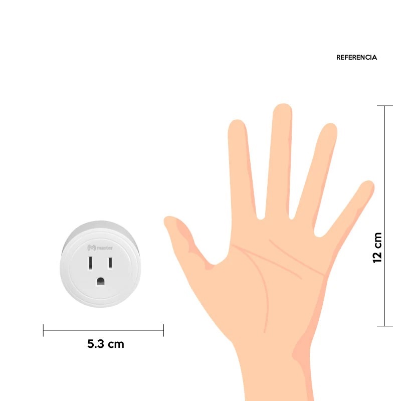 Juego de 2 Sockets Inteligentes para Prender y Apagar Aparatos Electricos desde tu Celular con App / Master / IOT-SOCKET2