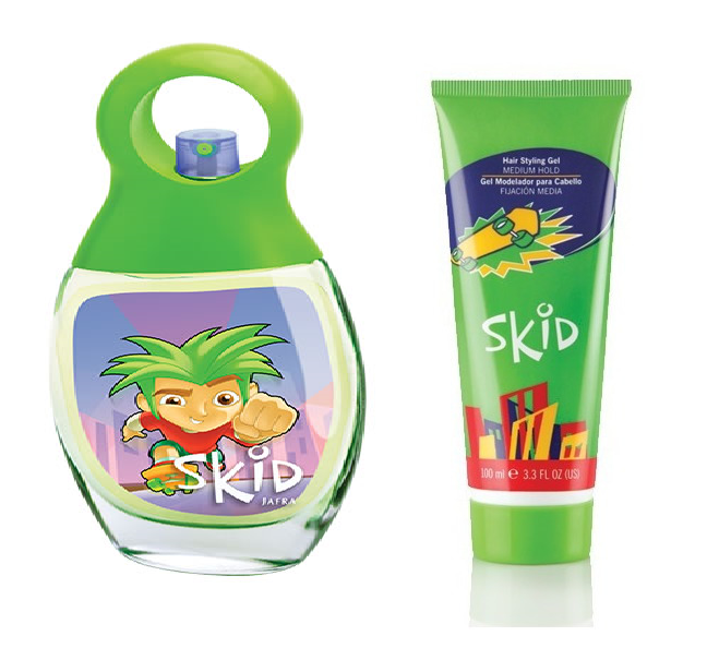 SKID Agua de Tocador y Gel Modelador para el Cabello SKID