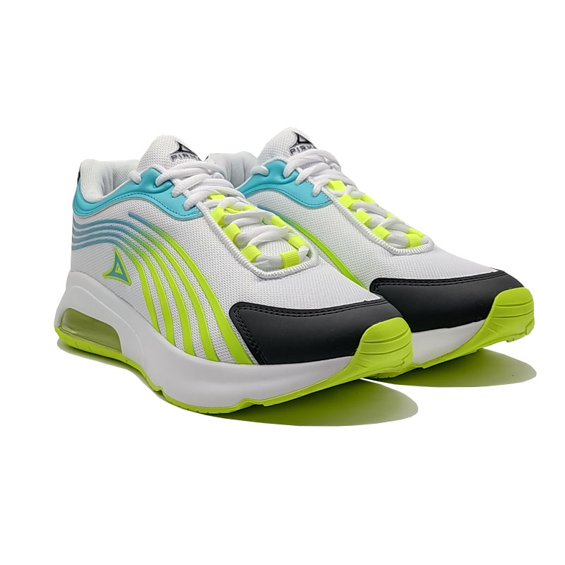 Tenis Pirma 5047 Blanco Azul Amarillo Válvula Hombre Originales Ejercicio Gym