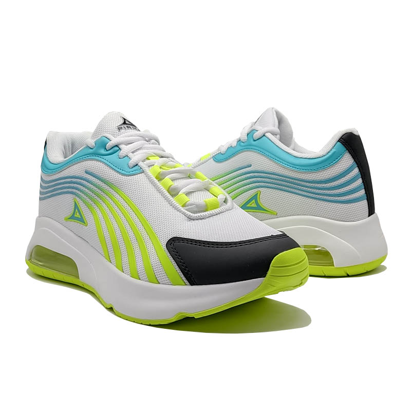 Tenis Pirma 5047 Blanco Azul Amarillo Válvula Hombre Originales Ejercicio Gym