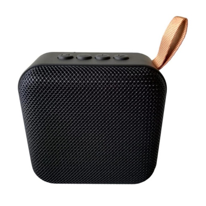 Mini Bocina T5 Diseño Cuadrado Bluetooth Radio Negro