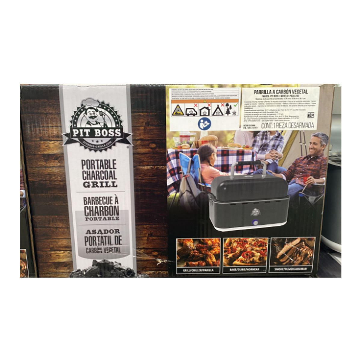 Asador Portátil a Carbón Pit Boss