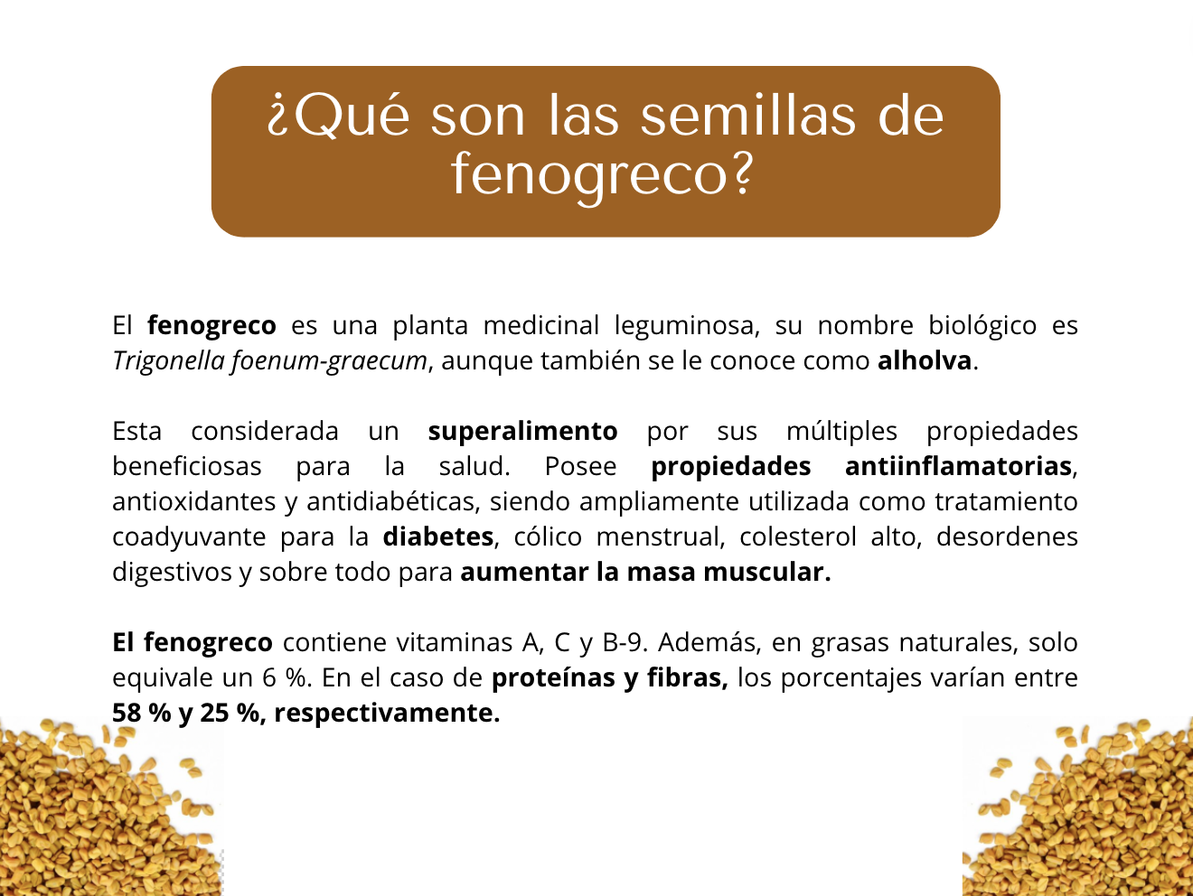 Semillas de Fenogreco 90 cápsulas 2Pack