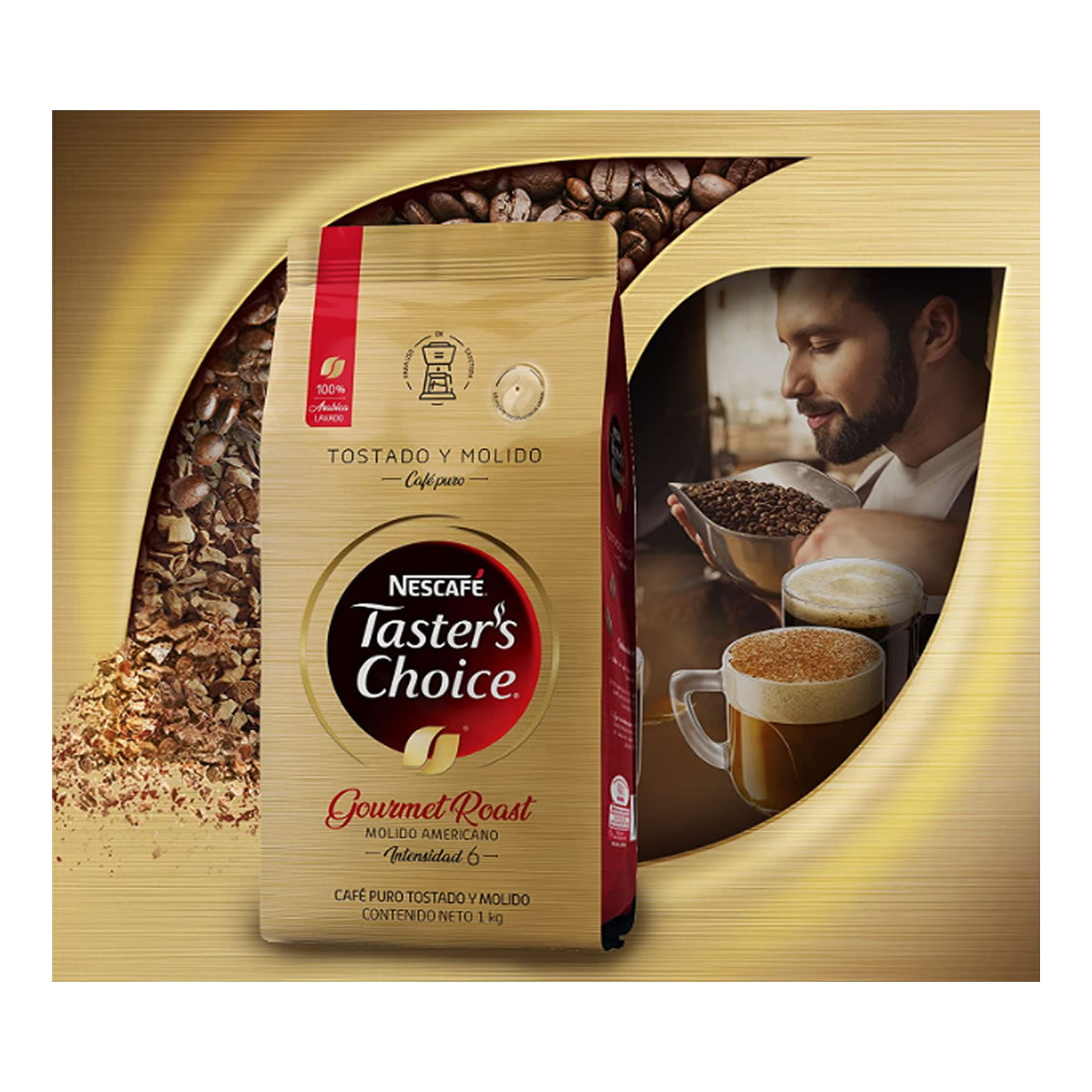 Nescafé Tasters Choice Gourmet Roast 1 kg.