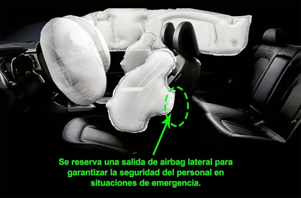 Cubre Asientos De Coche Cuero Universal Respirable 9 Piezas