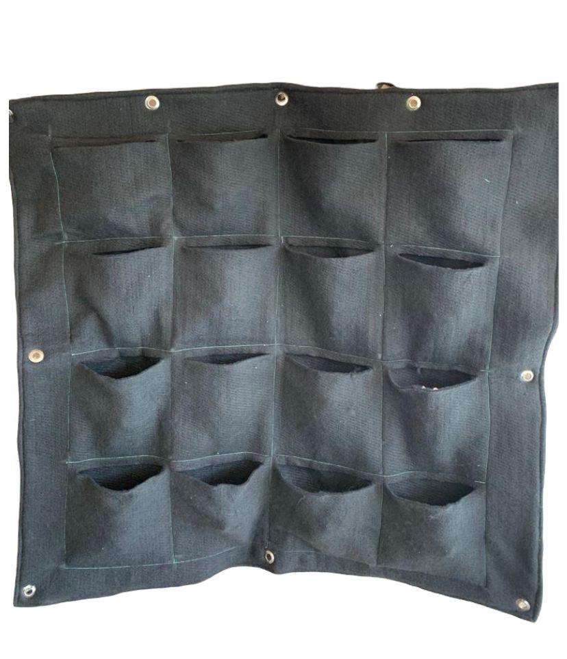 Jardín Vertical O Muro Verde De Geotextil, Con 36 Bolsas