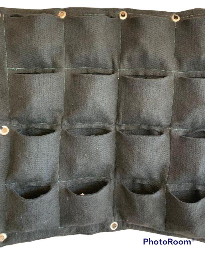 Jardín Vertical O Muro Verde De Geotextil, Con 36 Bolsas