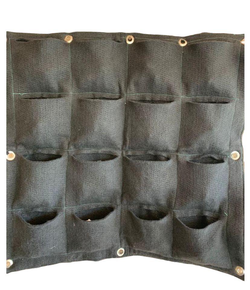 Jardín Vertical O Muro Verde De Geotextil, Con 36 Bolsas