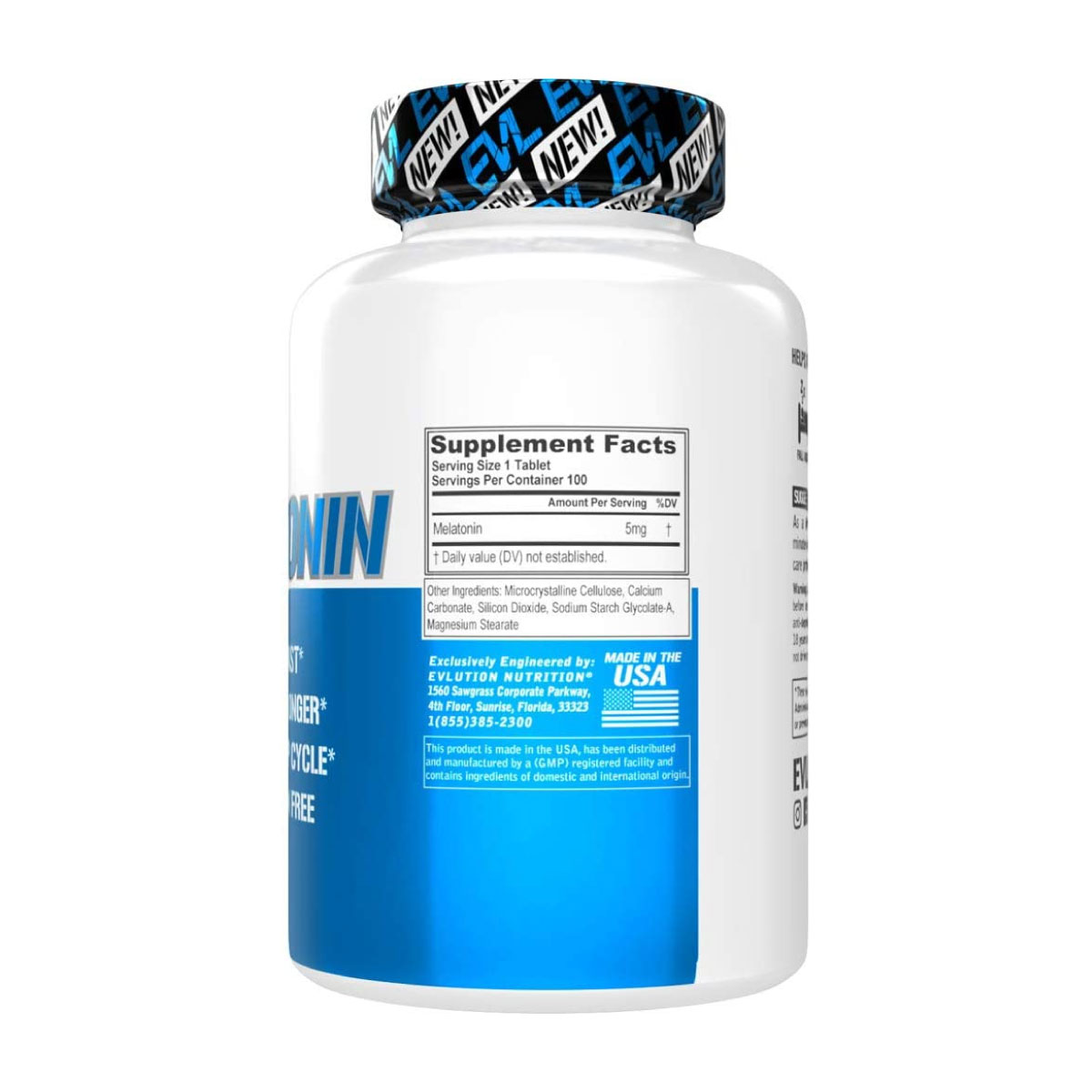 Melatonina EVL Melatonin 100 tabs