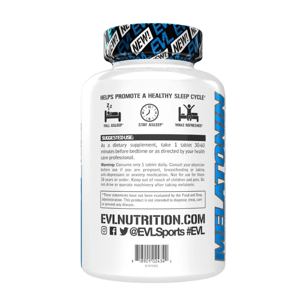 Melatonina EVL Melatonin 100 tabs