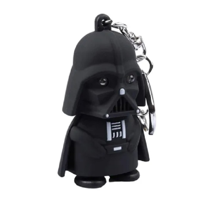 Llavero Lampara Star Wars Darth Vader Con Luz Led Y Sonido