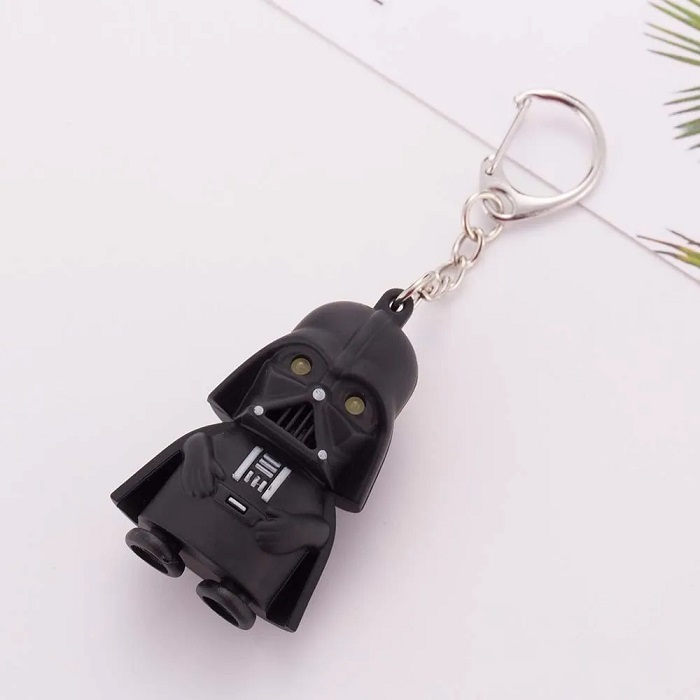 Llavero Lampara Star Wars Darth Vader Con Luz Led Y Sonido