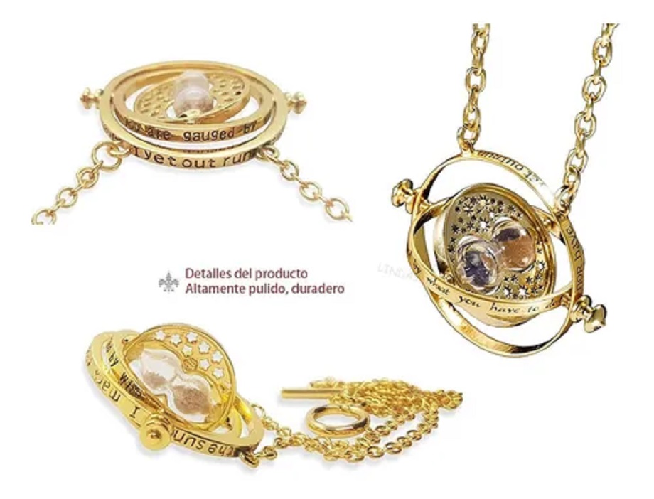 Collar Con Dije De Giratiempo Hermione Harry Potter
