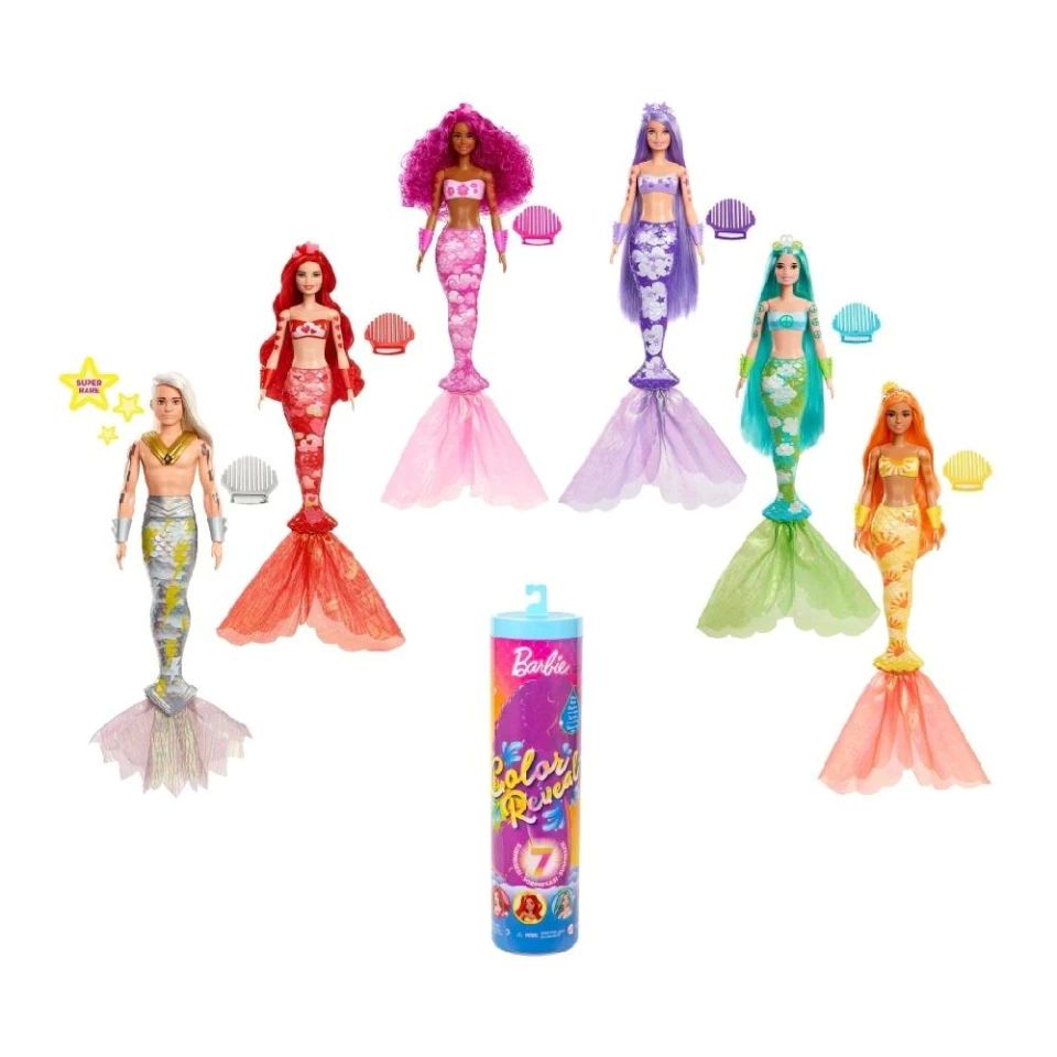 Barbie Color Reveal Sirenas Arcoíris