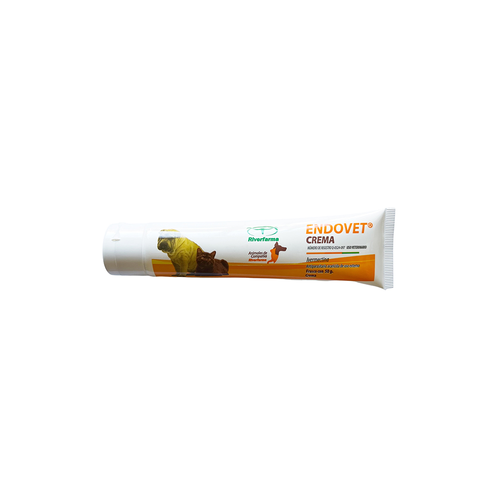 Crema Endovet 50 gr Riverfarma - Antiparasitario acaricida externo