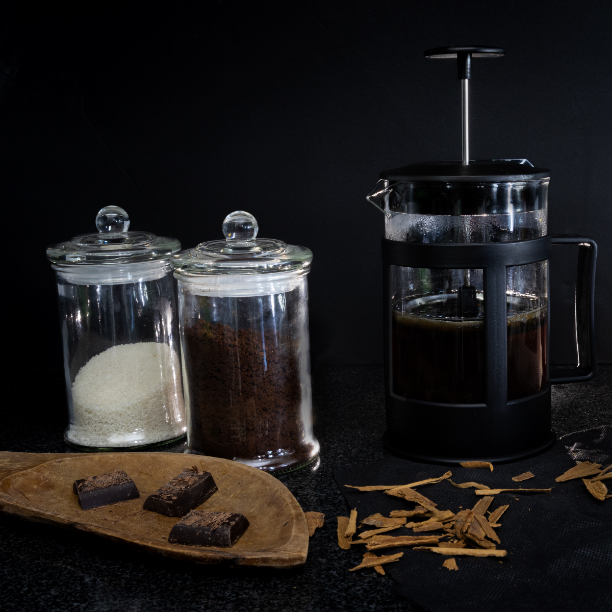 Cafetera Prensa Francesa De Vidrio 1000ml Con Embólo