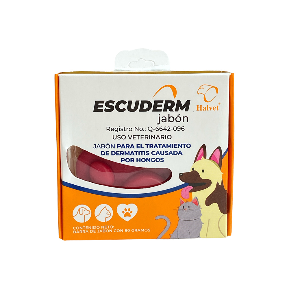 Escuderm Jabón 80 Gr. Halvet - Antimicotico