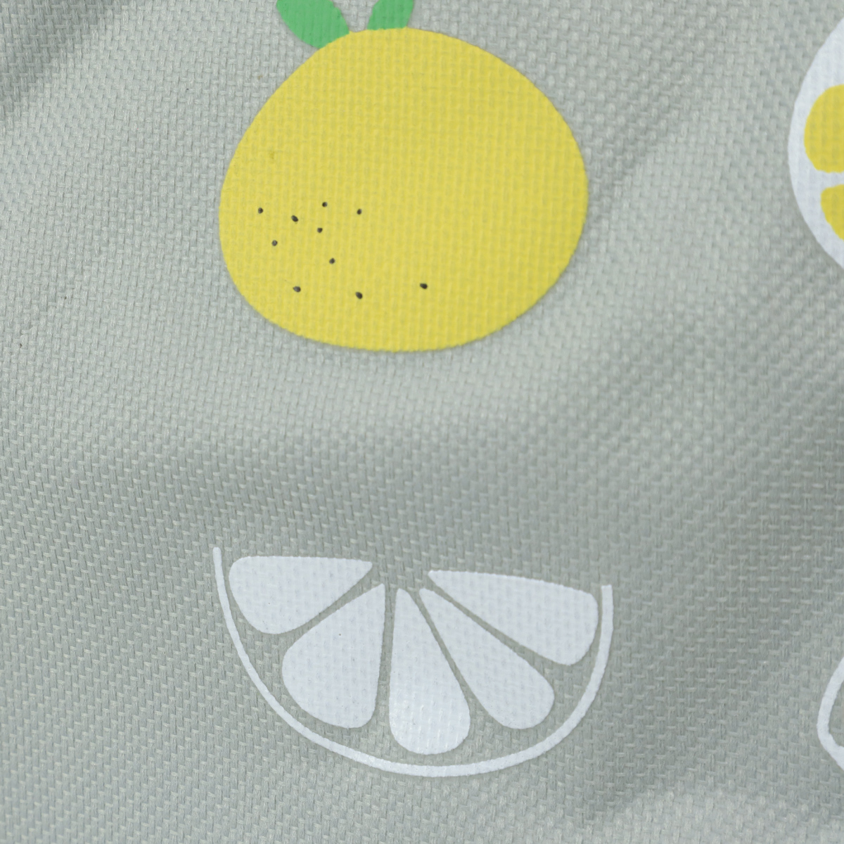 Bolsa térmica para comida tipo lonchera bolsa de almuerzo portátil (Gris con limones)