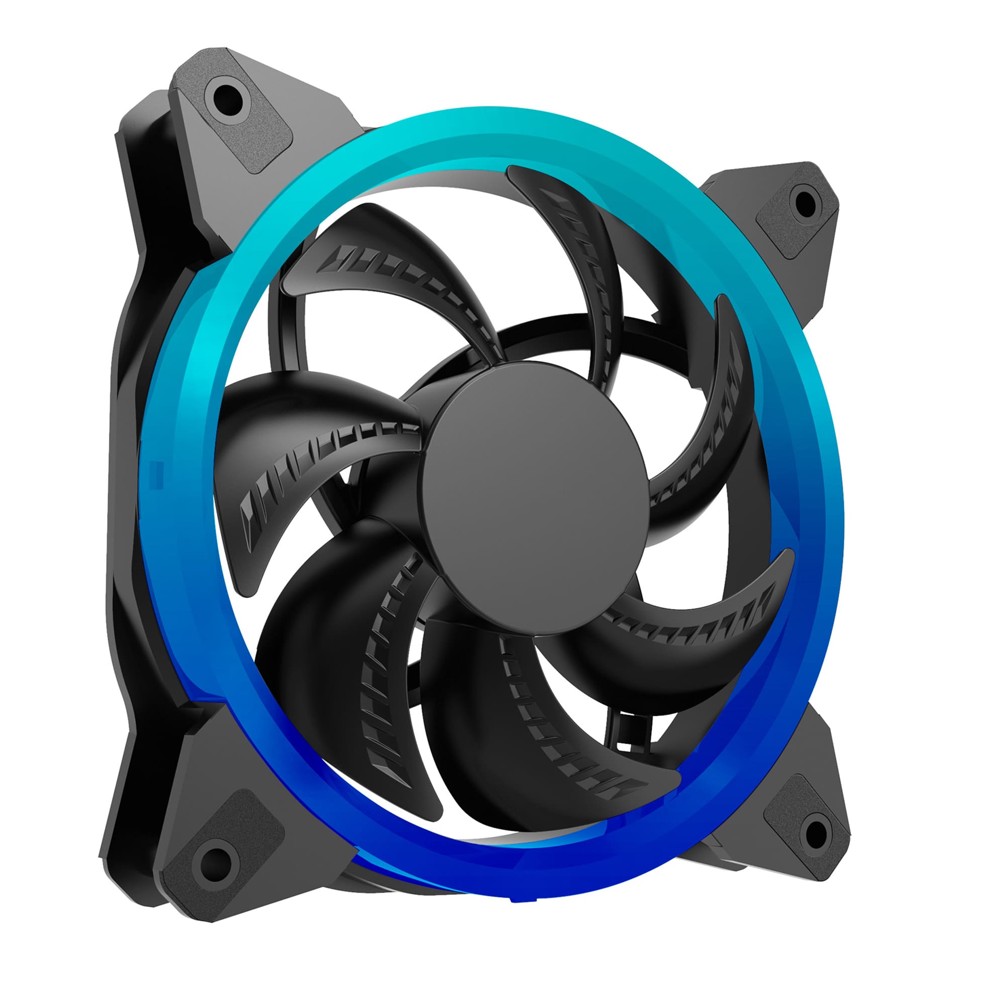 Kit de 10 Ventiladores Gamer de 120mm RGB para Gabinete + Controlador + Control Remoto, Ocelot OGPF01