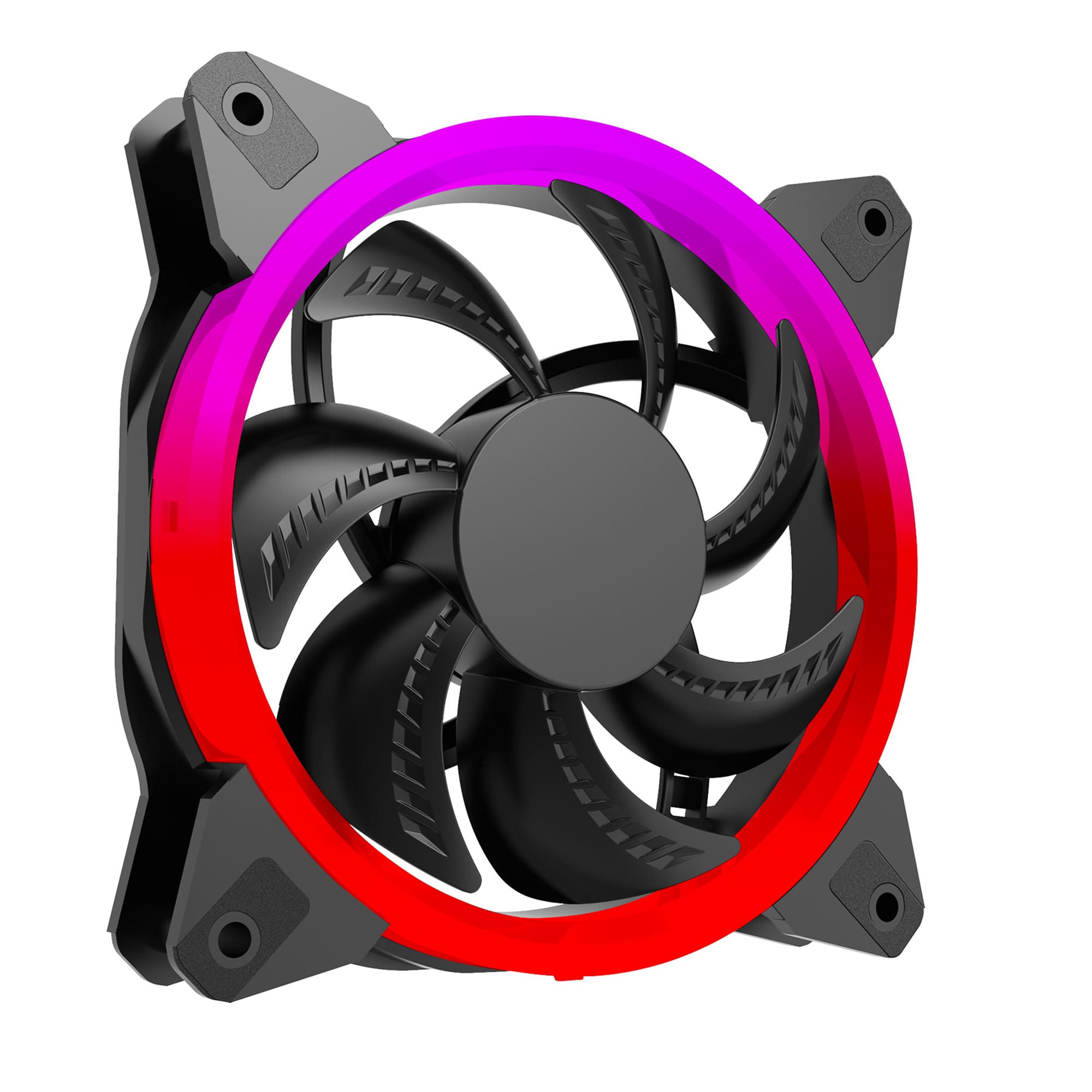 Kit de 10 Ventiladores Gamer de 120mm RGB para Gabinete + Controlador + Control Remoto, Ocelot OGPF01