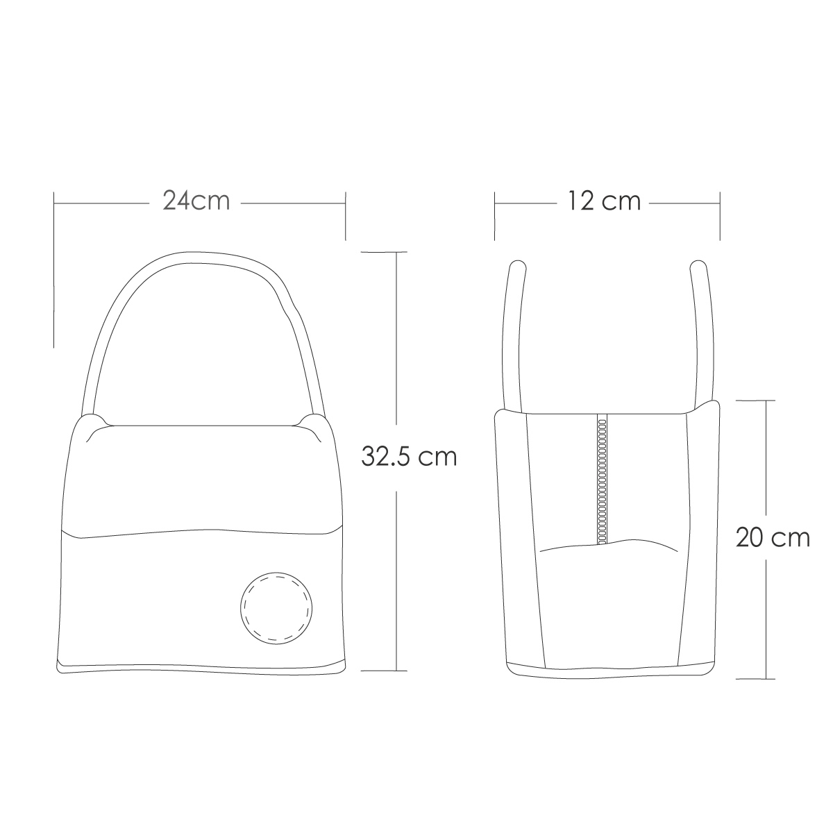 Bolsa Térmica, Lonchera De Almuerzo Portátil, Bolsa Frontal (Negro)