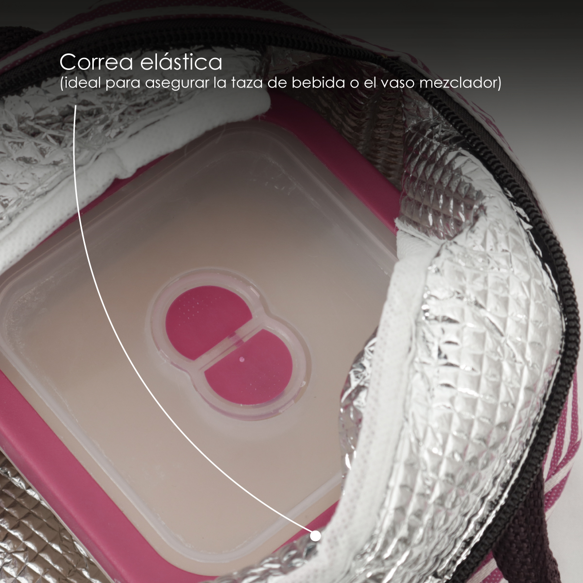 Bolsa térmica de comida tipo lonchera bolsa de almuerzo portátil gran capacidad