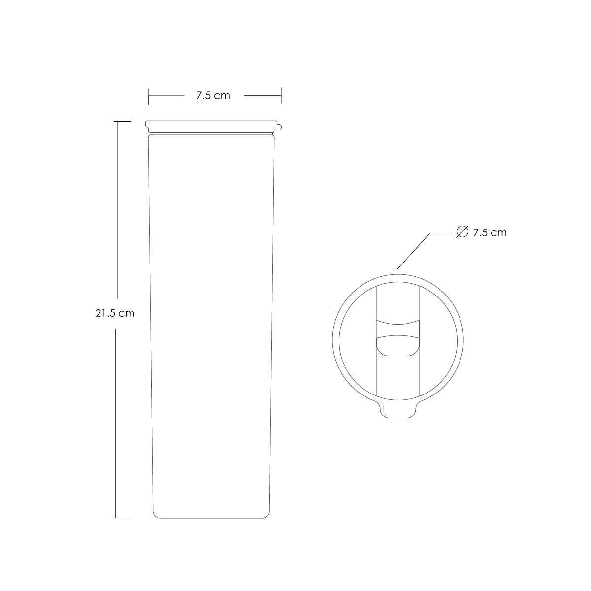 Vaso Térmico Termo 20 oz Doble Capa Inoxidable Frío Calor Premium