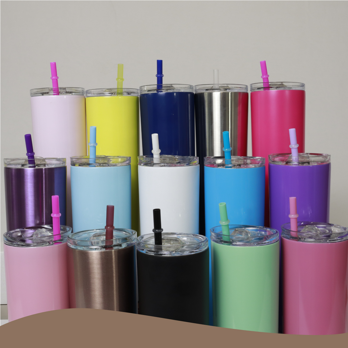 2 Termos vaso para bebidas de 20oz  acero inoxidable de doble pared