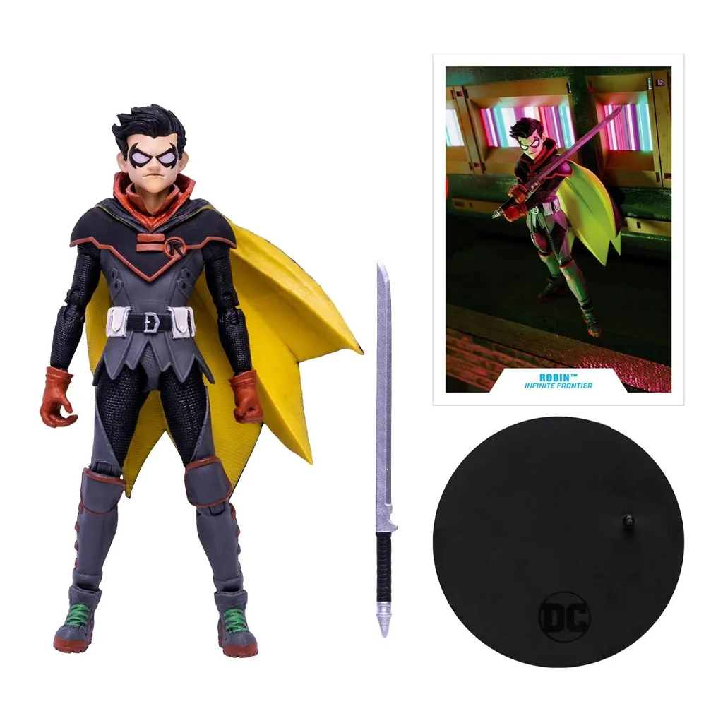Figura Damian Wayne Dc Multiverse Mcfarlane Toys Robin