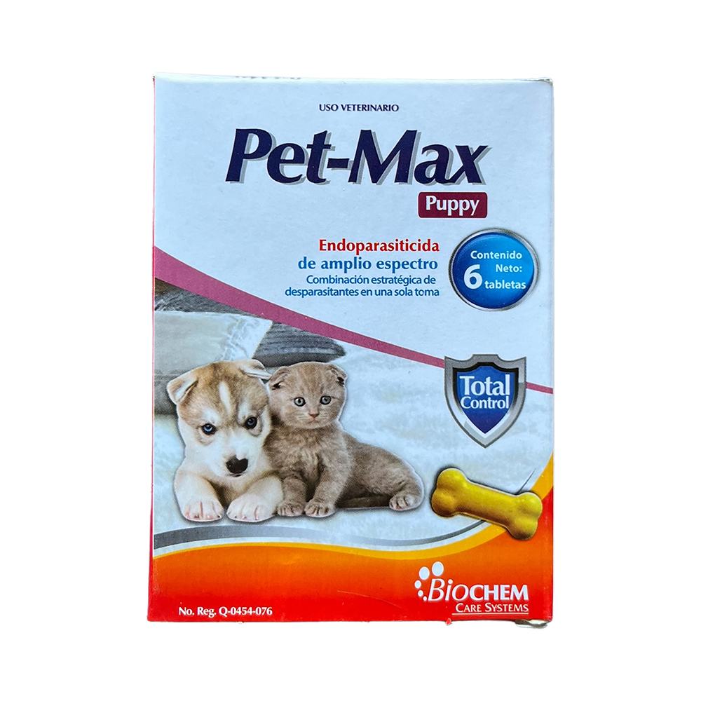 Pet Max Puppy 5 kg con 6 Tabletas Biochem