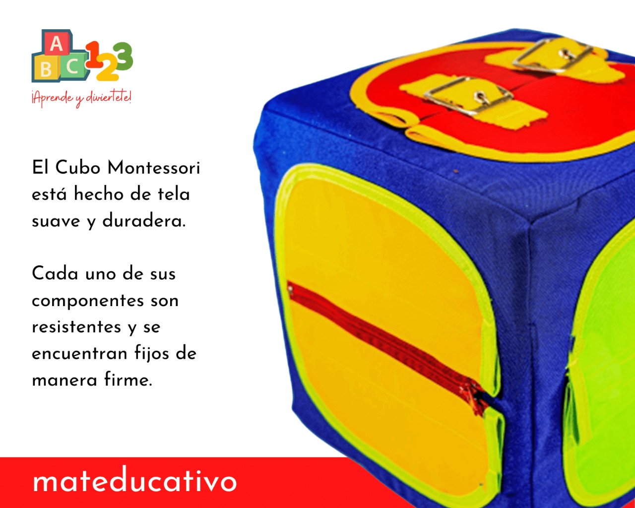 CUBO DIDACTICO MONTESSORI