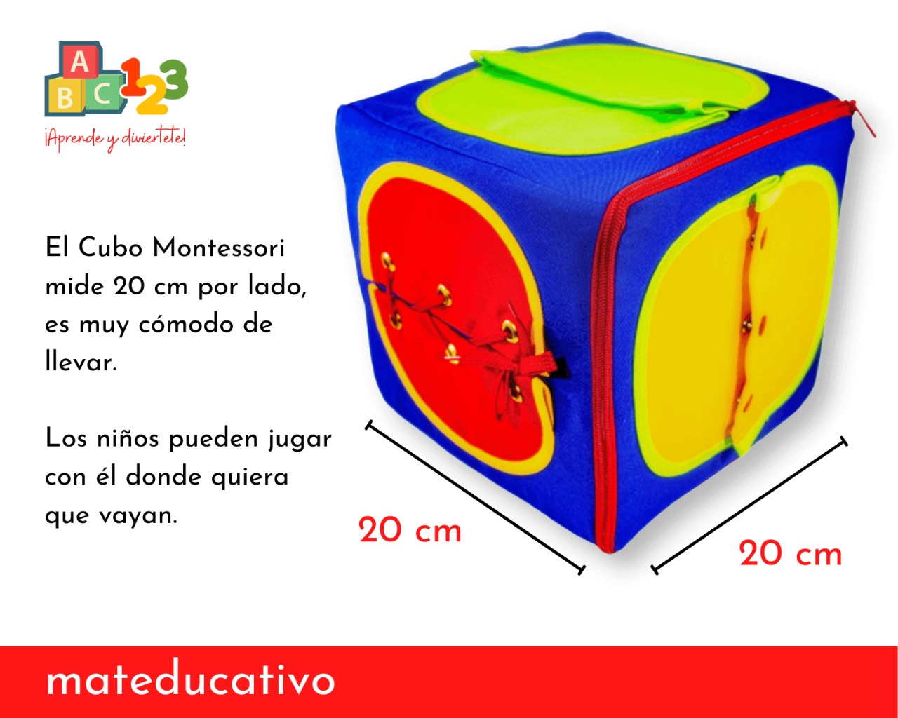 CUBO DIDACTICO MONTESSORI