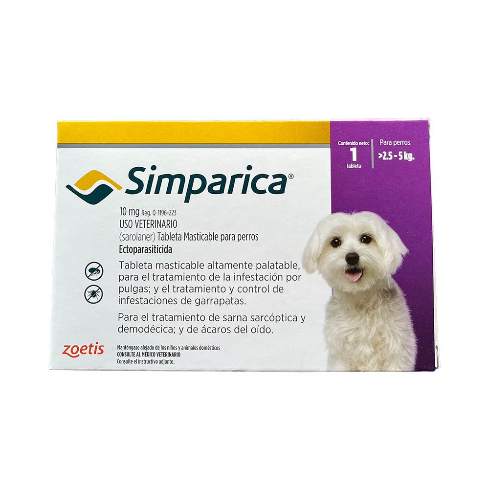 Simparica 10 Mg 1 Tableta