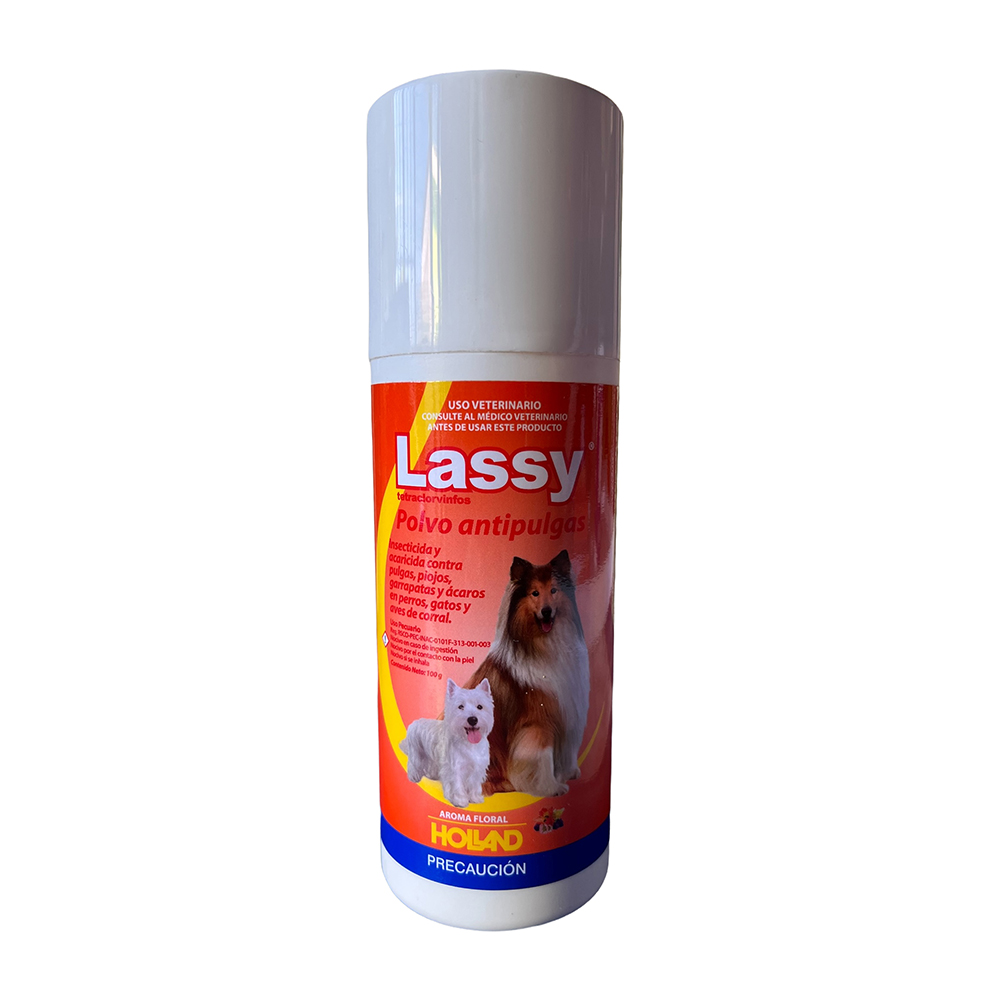 Polvo Antipulgas Lassy 100gr Holland Insecticida Acaricida