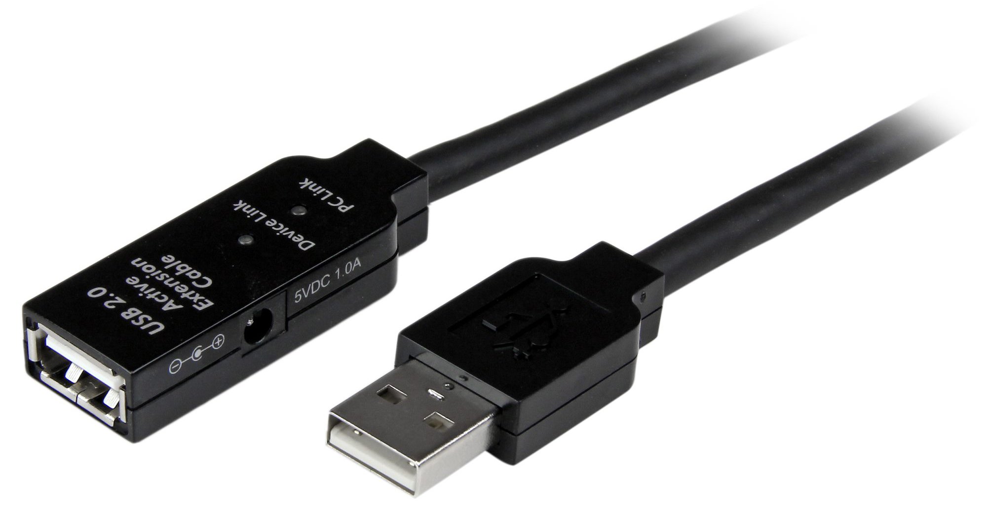 Cable USB 2.0 de Extensión Alargador Activo, USB A Macho - USB A Hembra, 15  Metros, Negro