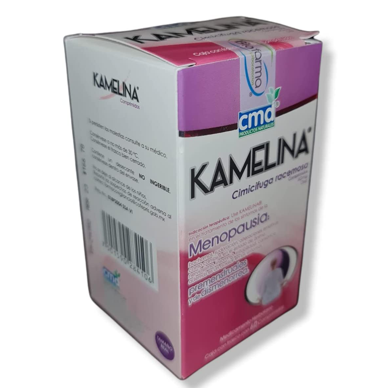 Kamelina, 60 Tabletas, Extracto de Cimicifuga Racemosa