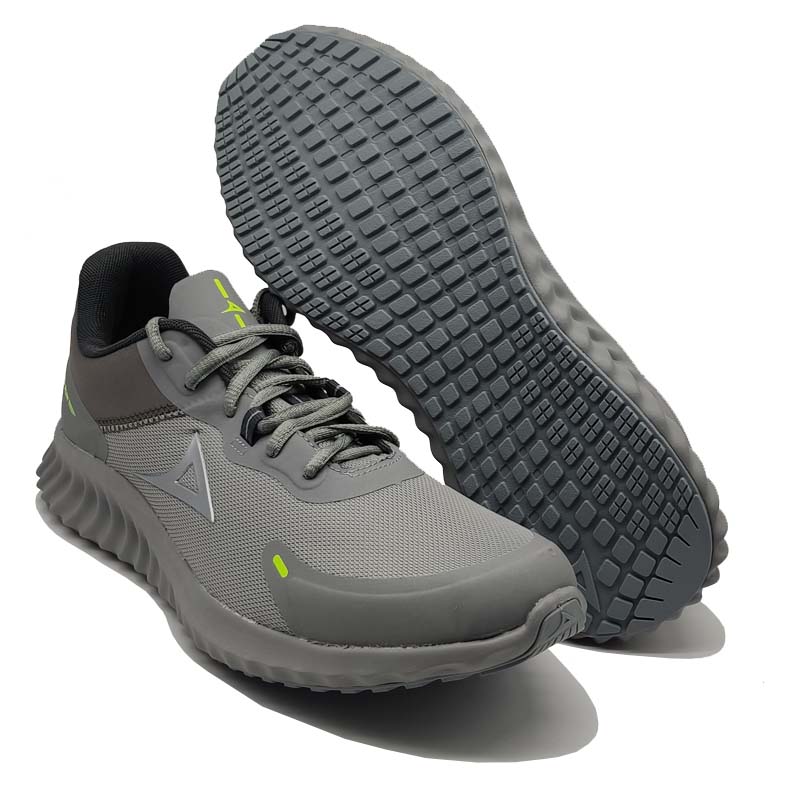 Tenis Pirma 4005 Gris Oxford Verde Hombre Running Correr Ejercicio Gym Originales