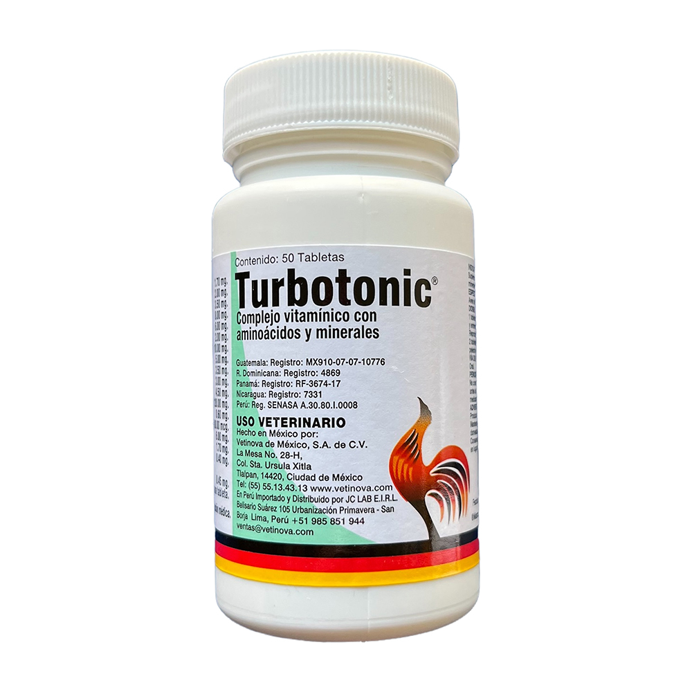 Turbotonic 50 tabletas Vetinova