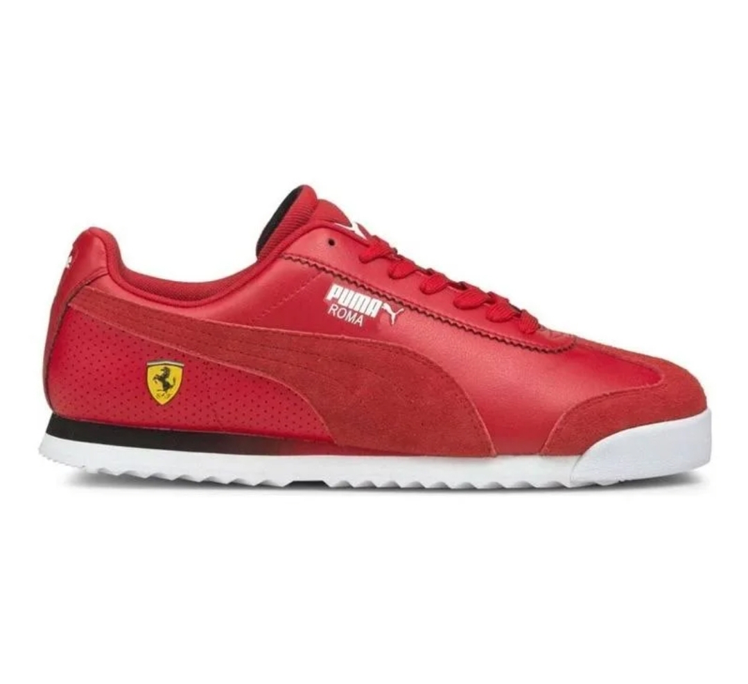 Tenis Puma Ferrari Roma Rojo Hombre 30676602